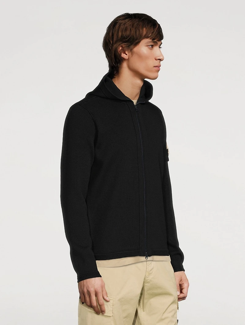 Ghost Wool Zip Hoodie