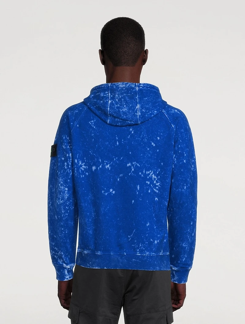 Off-Dye Cotton Fleece Hoodie