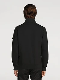Cotton Zip Sweatshirt