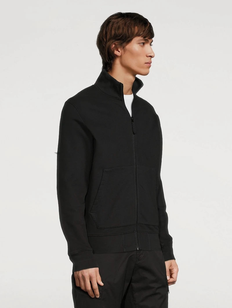 Cotton Zip Sweatshirt