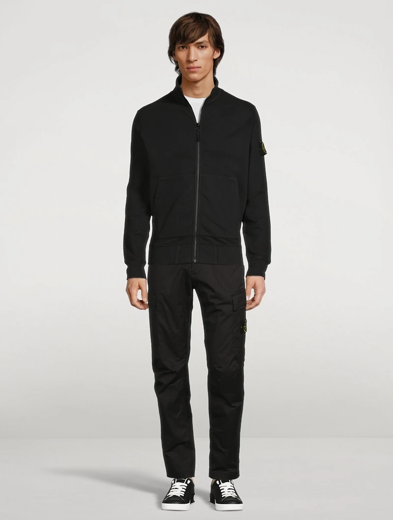 Cotton Zip Sweatshirt