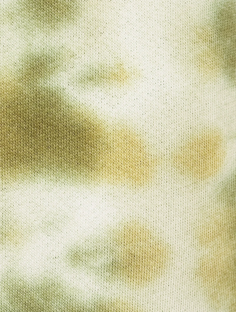 The Cropped Sweatpants Tie Dye Print