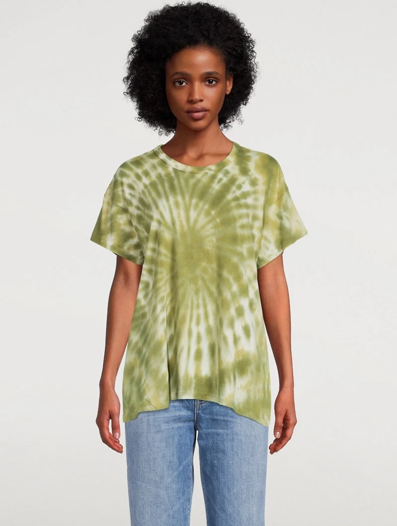 The Boxy Crew T-Shirt Tie Dye Print