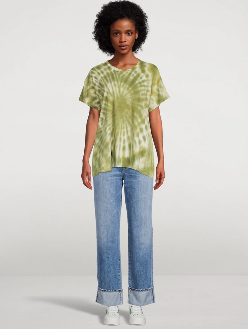 The Boxy Crew T-Shirt Tie Dye Print