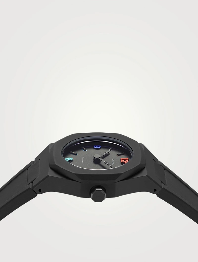 Nanochrome Nano Rainbow Silicone Strap Watch