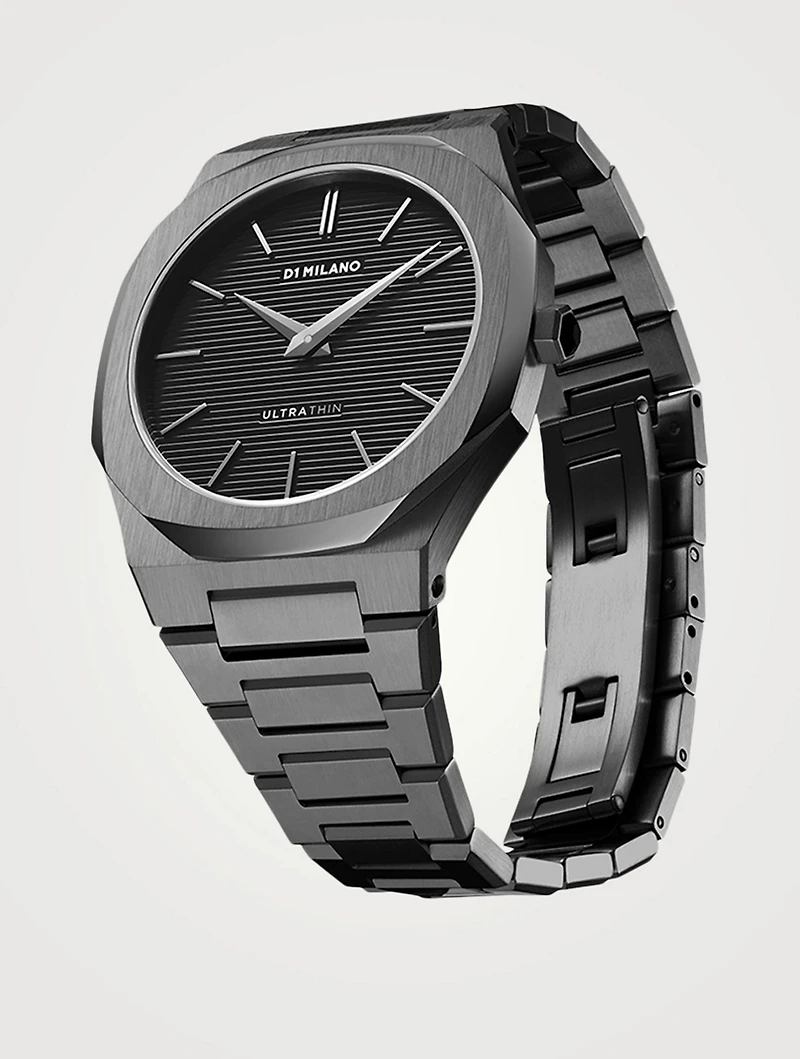Ultra Thin Stainless Steel Bracelet Watch