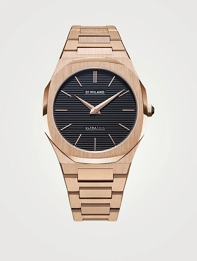 Ultra Thin Stainless Steel Bracelet Watch