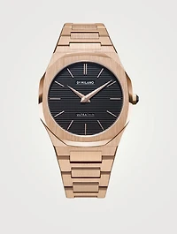 Ultra Thin Stainless Steel Bracelet Watch