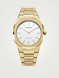 Ultra Thin Stainless Steel Bracelet Watch