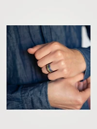 Acies Special Edition Recycled Silver Pride Ring