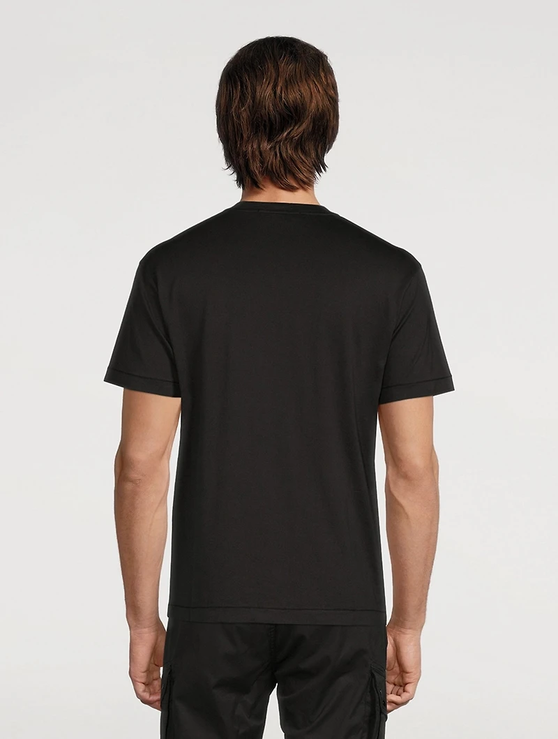 Cotton Logo Patch T-Shirt