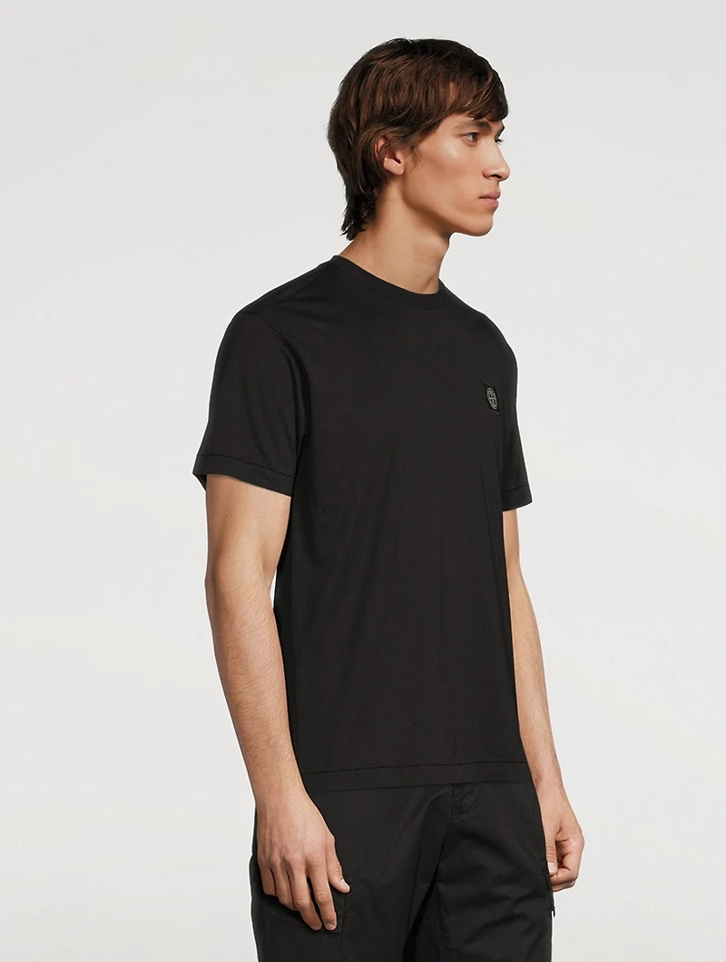 Cotton Logo Patch T-Shirt