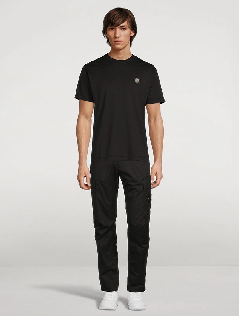 Cotton Logo Patch T-Shirt