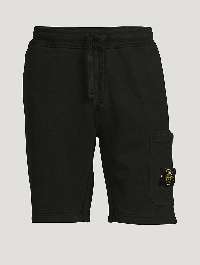 Brushed Cotton Fleece Bermuda Shorts