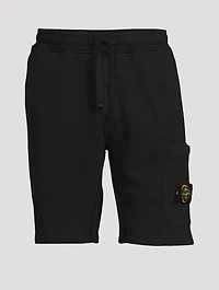 Brushed Cotton Fleece Bermuda Shorts