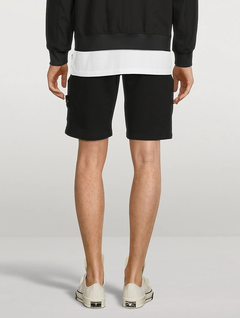 Brushed Cotton Fleece Bermuda Shorts