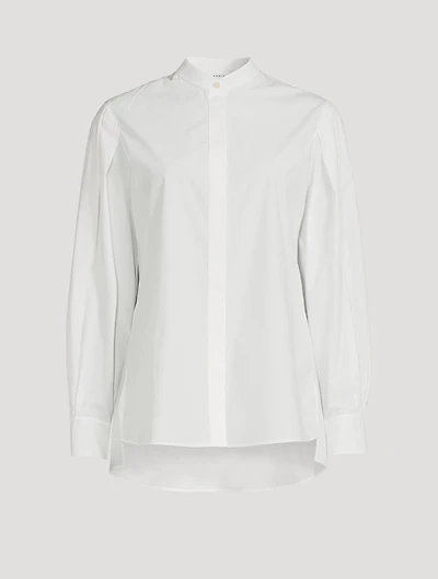 Puff-Sleeve Cotton Shirt