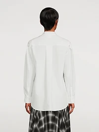 Puff-Sleeve Cotton Shirt