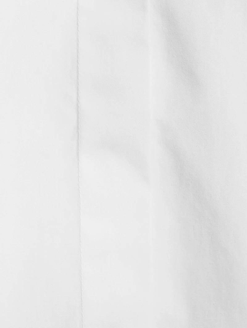 Puff-Sleeve Cotton Shirt