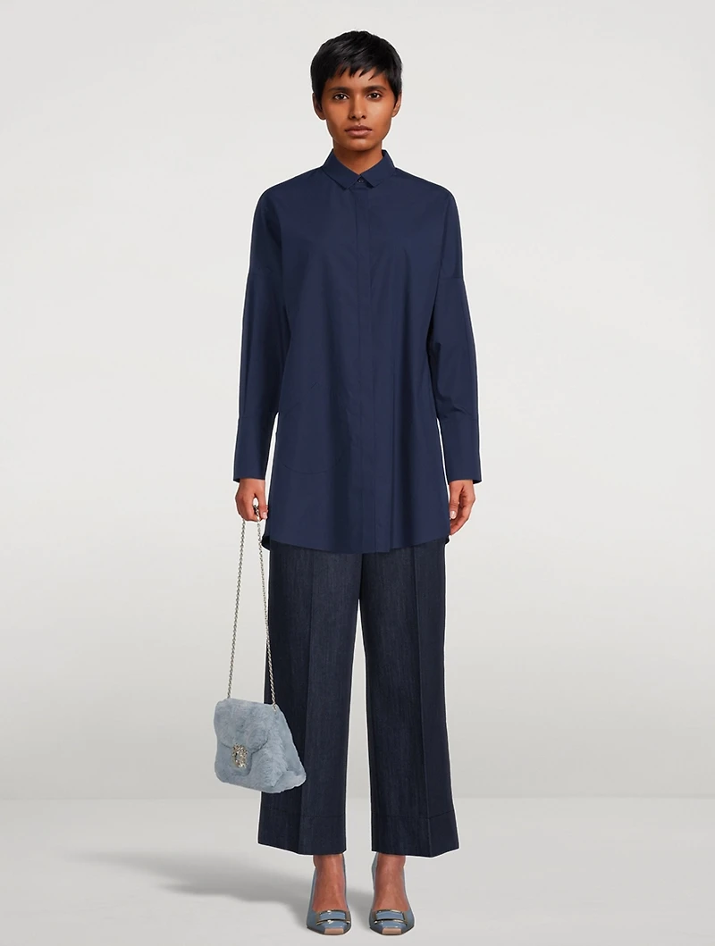 Cotton Maxi Shirt