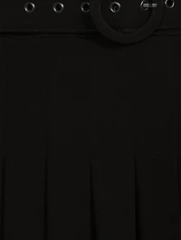 Belted Jersey Midi Dress