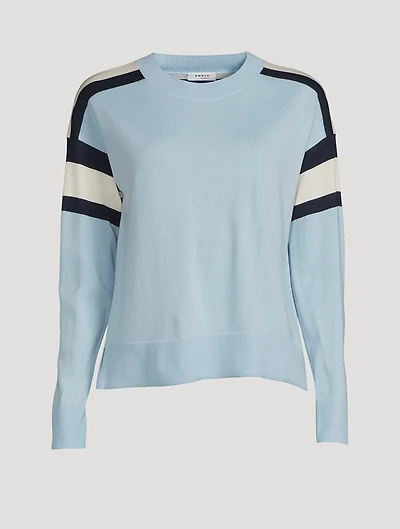 Colourblock Virgin Wool Sweater