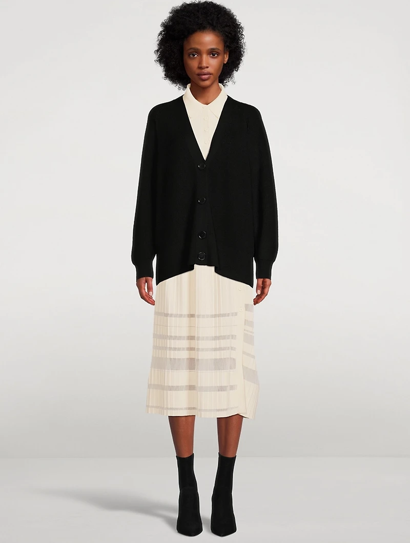 Cashmere And Wool Cardigan