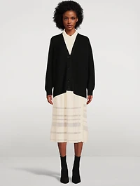 Cashmere And Wool Cardigan
