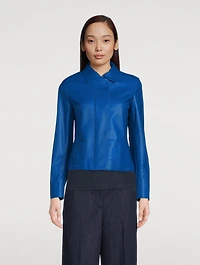 Boxy Leather Jacket