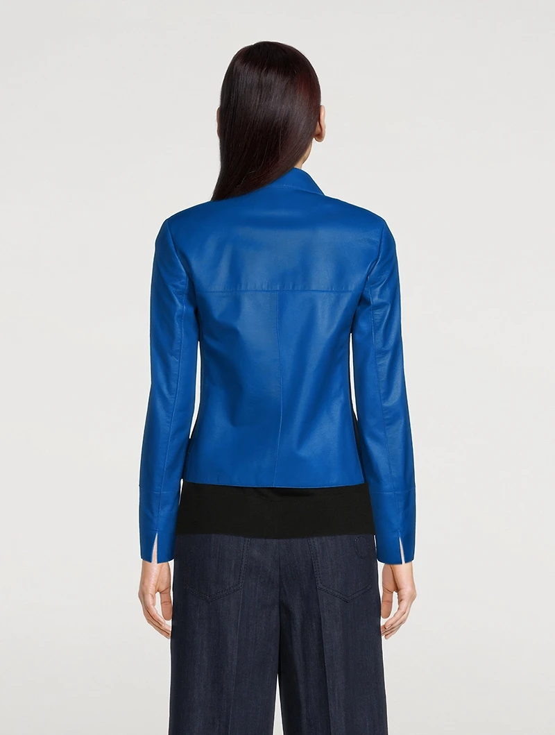 Boxy Leather Jacket