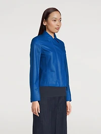 Boxy Leather Jacket