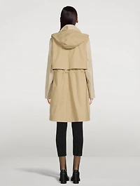 Cotton Techno Trench Coat