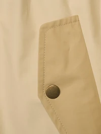 Cotton Techno Trench Coat