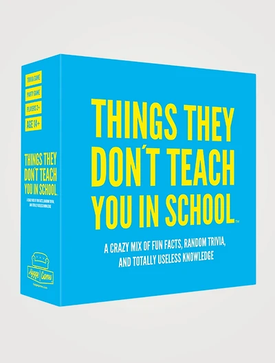 Things They Don’t Teach You In School Trvia Game