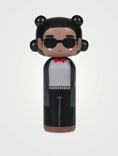 Jean-Michel Basquiat Wood Kokeshi Doll