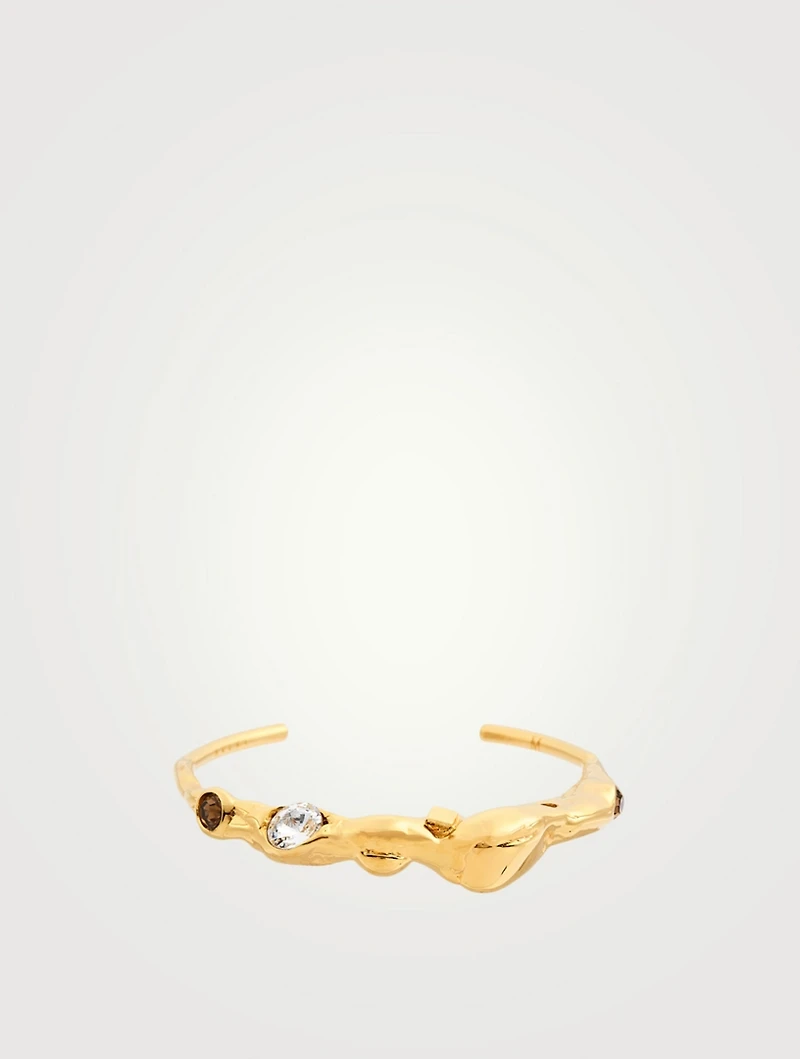 Bangle Bracelet With Crystals