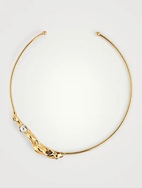 Collar Necklace With Crystals