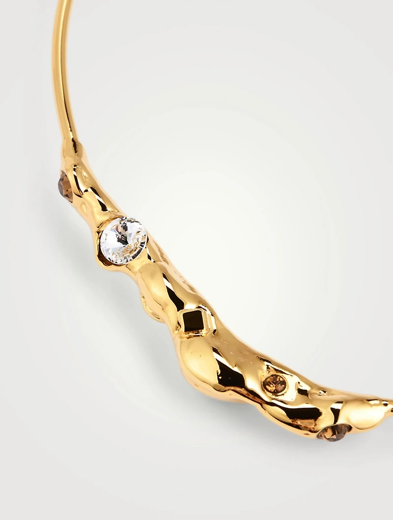 Collar Necklace With Crystals