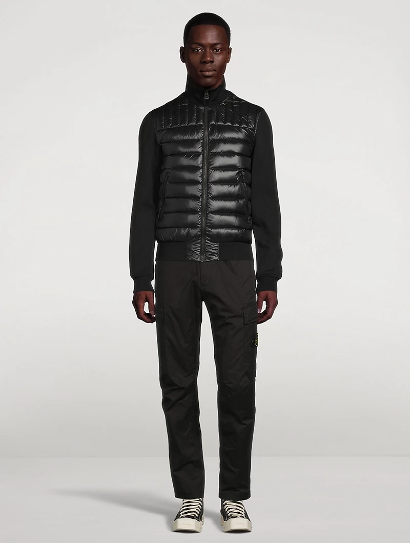 Collin-Z Bomber Jacket With Down Front