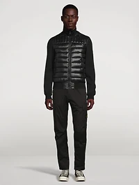 Collin-Z Bomber Jacket With Down Front