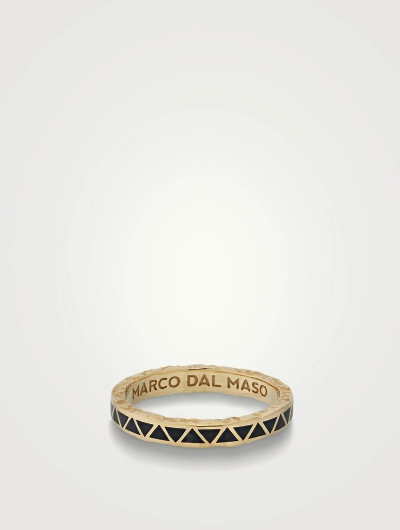 Manawa 18K Gold Thin Band Ring