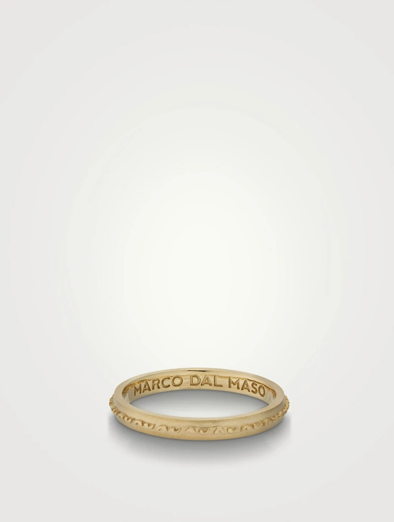 Icon 18K Gold Slim Eternity Band