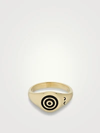 Acies 18K Gold Ipnotic Signet Ring