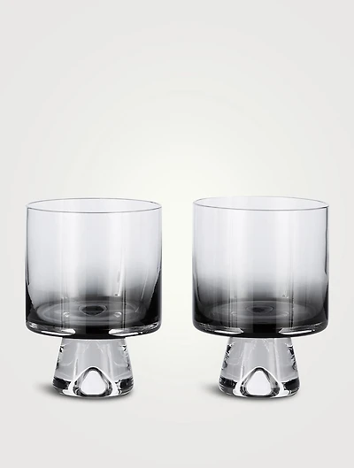 Tank Low Ball Glasses x2