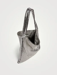 Metallic Mesh Hobo Bag