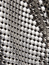 Metallic Mesh Hobo Bag