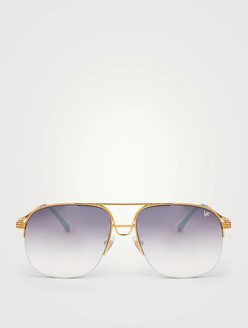VF Collins 24K Gold Aviator Sunglasses