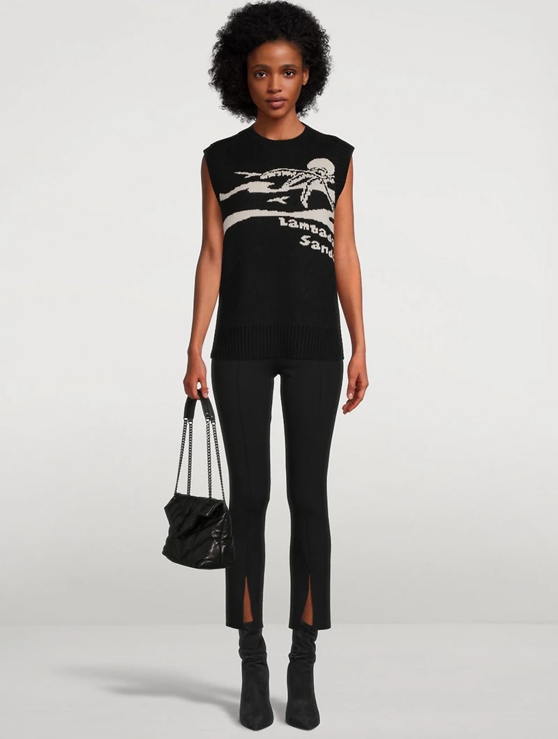 Lambada Sands Wool And Cashmere Sleeveless Top