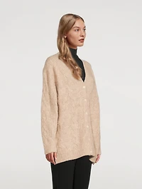Cable-Knit Cardigan