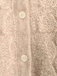 Cable-Knit Cardigan
